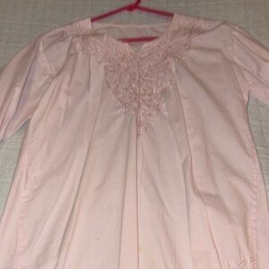 Pink Embroidered Blouse